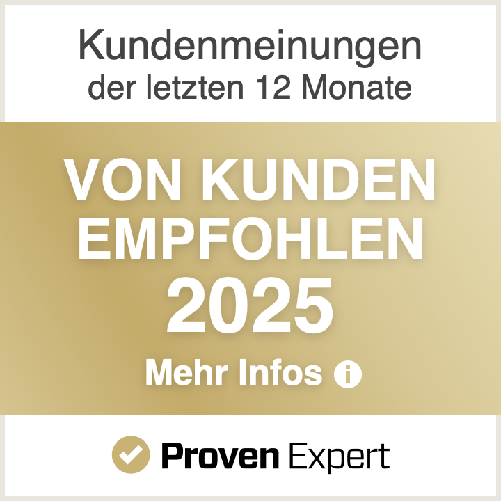 ProvenExpert Auszeichnung Top Empfehlungen 2025